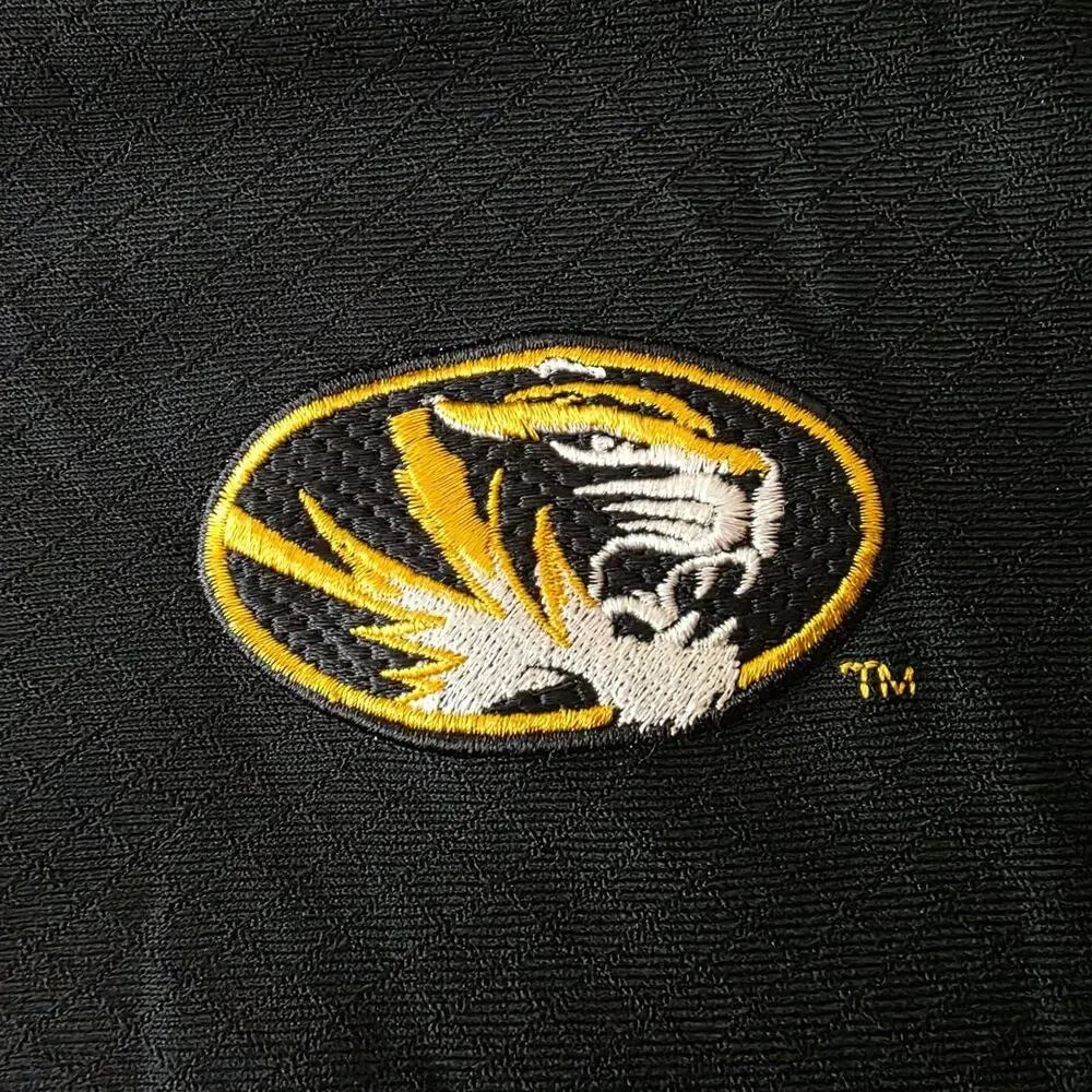 Nike University of Missouri Mizzou Tigers short sleeve polo shirt - large